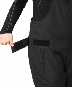 Best ColourWear Juniors' Slash Bib Pants Black