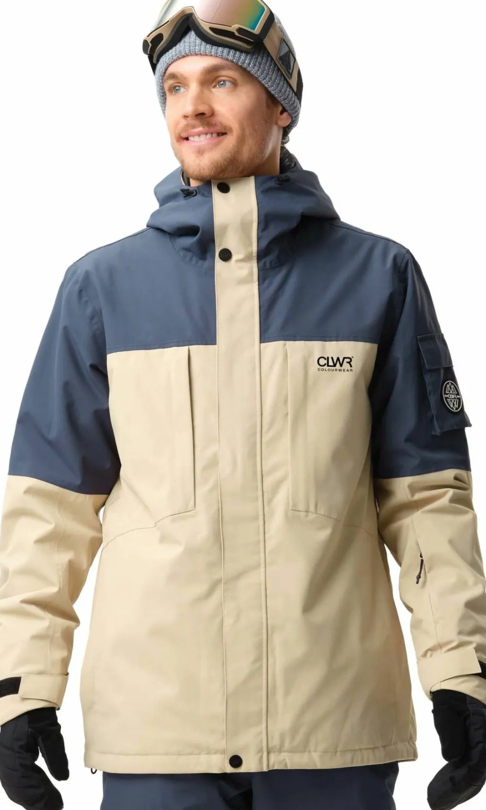 Discount ColourWear Men's Eagle Jacket Sand