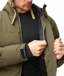Sale ColourWear Men's Pole Jacket Dark Olive