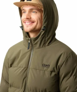 Sale ColourWear Men's Pole Jacket Dark Olive