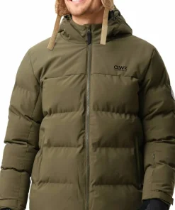 Sale ColourWear Men's Pole Jacket Dark Olive