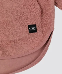 Online ColourWear Women's Oversized Pile Dark Rose