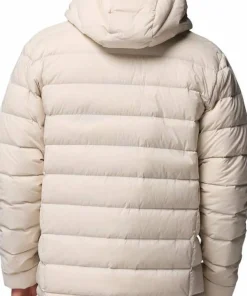 Outlet Columbia Men's Drift Peak Stretch Down Hooded Jacket Dark Stone