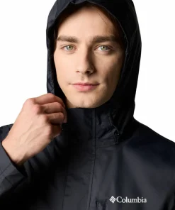 Clearance Columbia Men's Pouring Adventure III Jacket Black