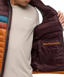 Cotopaxi Men's Fuego Down Vest Coffee And Sienna