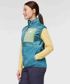 New Cotopaxi Women's Trico Hybrid Vest Blue Spruce/Drizzle
