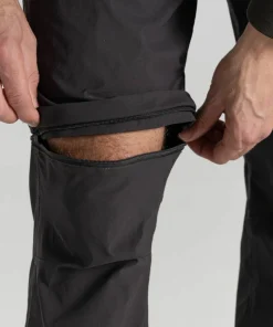 Best Craghoppers Men's Nosilife Pro Convertible Trouser III Black Pepper