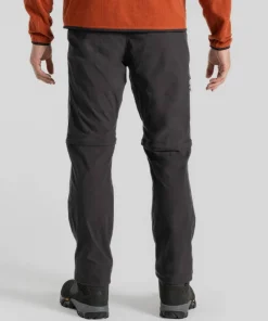 Best Craghoppers Men's Nosilife Pro Convertible Trouser III Black Pepper