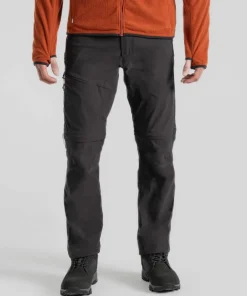 Best Craghoppers Men's Nosilife Pro Convertible Trouser III Black Pepper