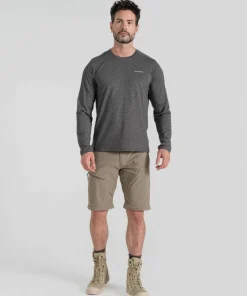Hot Craghoppers Men's Nosilife Pro Convertible Trouser III Pebble