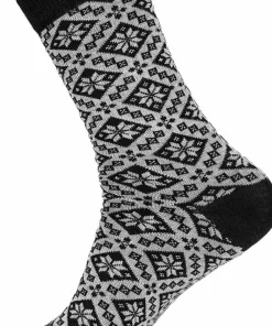 Discount Dale of Norway Bjorøy Sock Black/Offwhite