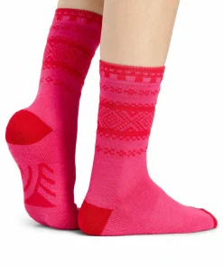 Sale Dale of Norway Cortina Sock Pink/Red Pink Red