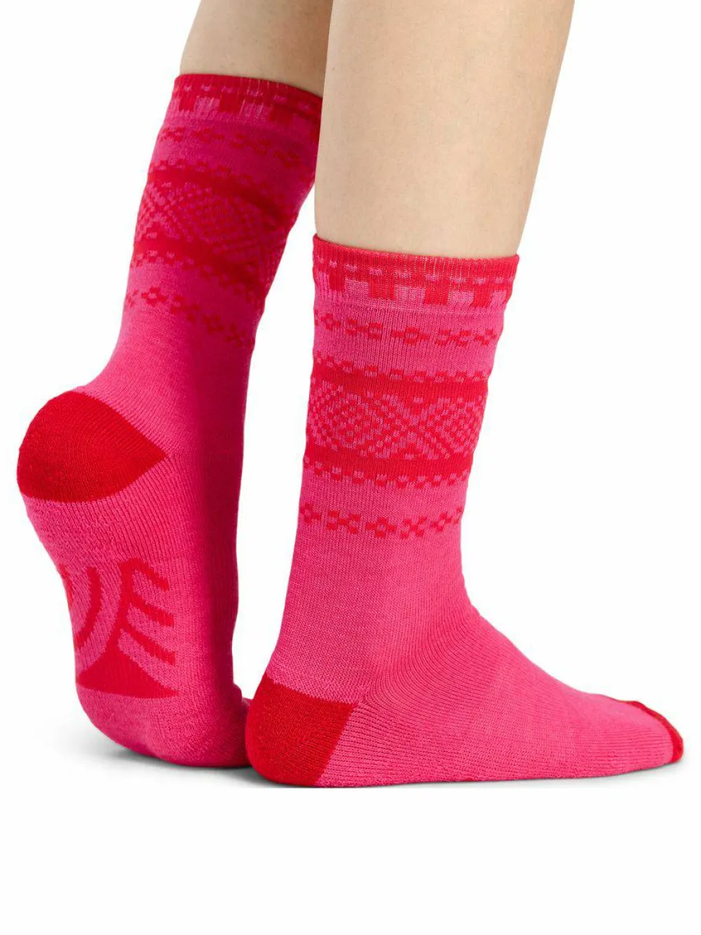 Sale Dale of Norway Cortina Sock Pink/Red Pink Red