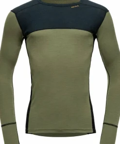 Hot Devold Men's Lauparen Merino 190 Shirt Ink/Lichen/Black