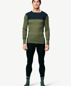 Hot Devold Men's Lauparen Merino 190 Shirt Ink/Lichen/Black