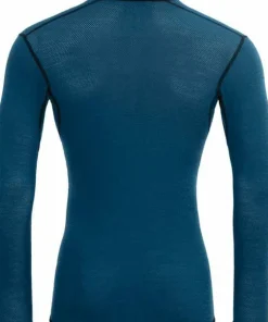Outlet Devold Men's Wool Mesh 190 Zip Neck Flood/Caviar