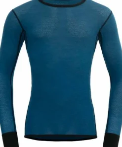 Best Devold Men's Wool Mesh Shirt Flood/Caviar