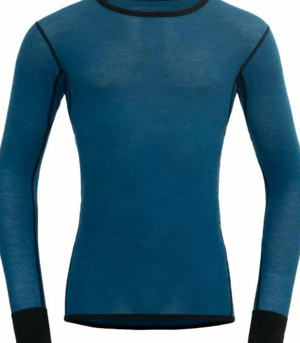 Best Devold Men's Wool Mesh Shirt Flood/Caviar