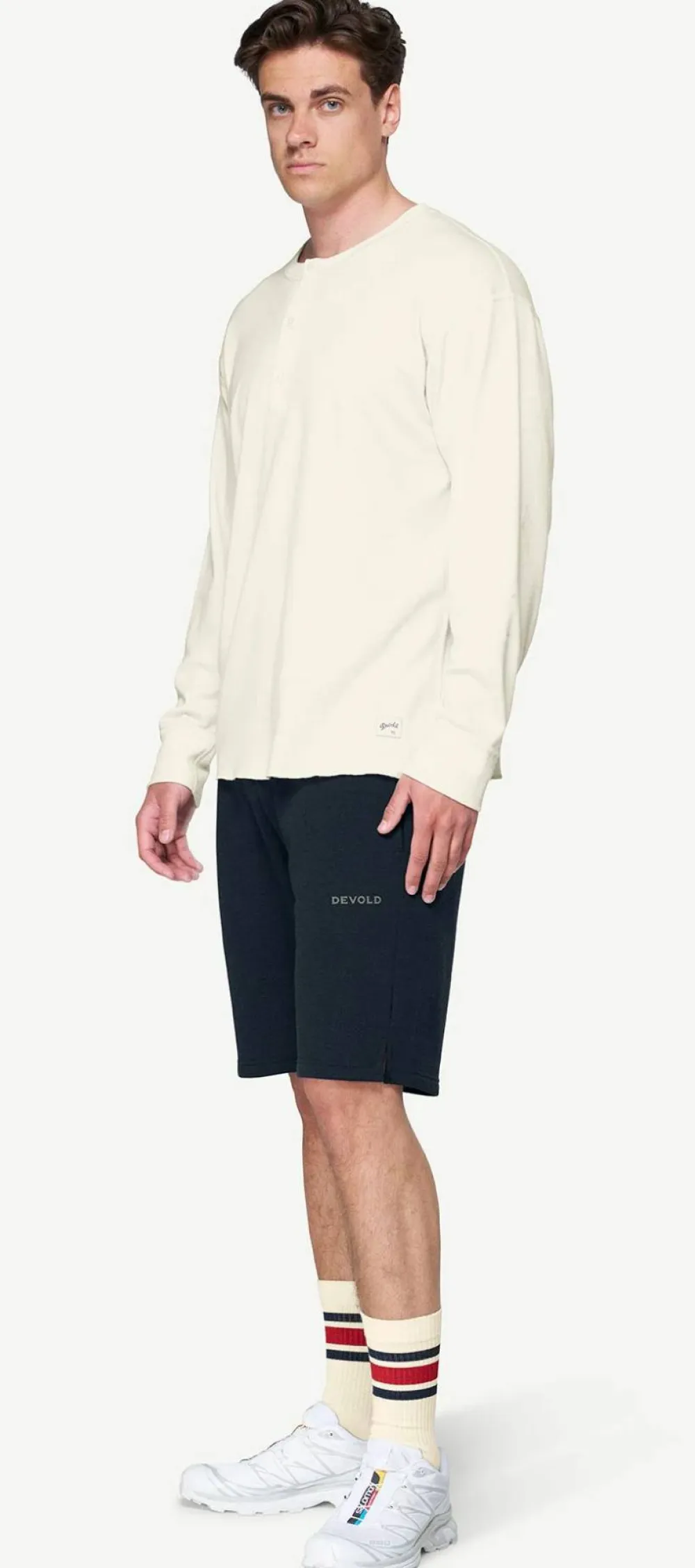 Hot Devold Unisex Archive Henly LS White