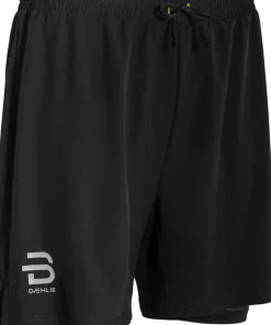 Online Dæhlie Men's Shorts Run 2-in-1 Black