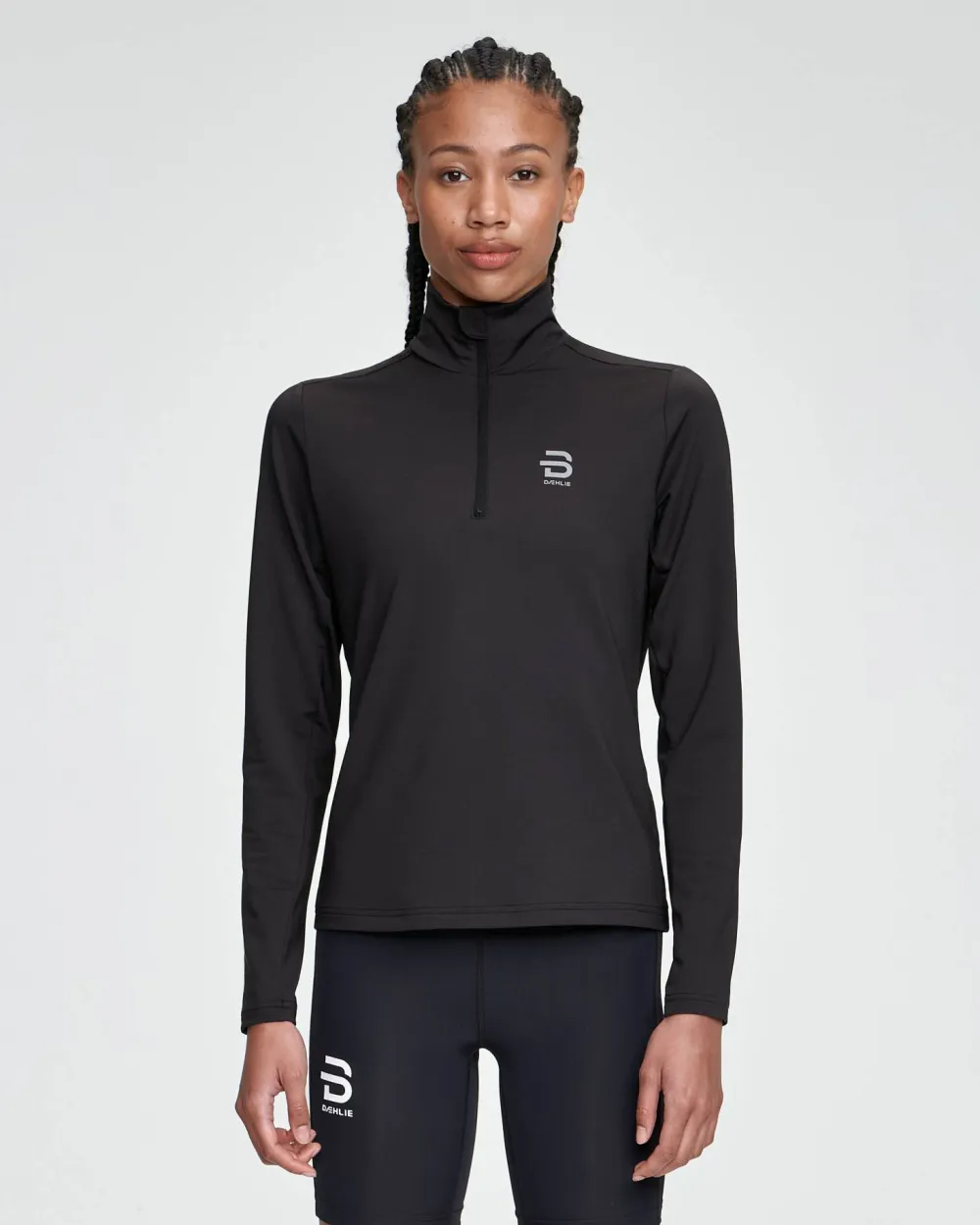 Best Dæhlie Women's Half Zip Tempo Obsidian
