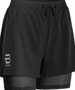 New Dæhlie Women's Shorts Run 2-in-1 Black