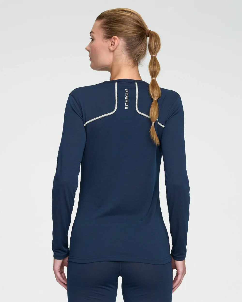 Clearance Dæhlie Women's Training Wool Mix Long Sleeve Navy
