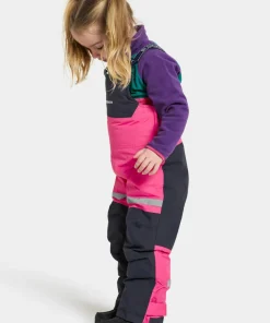 New Didriksons Kids' Bjärven Bib Pants True Pink