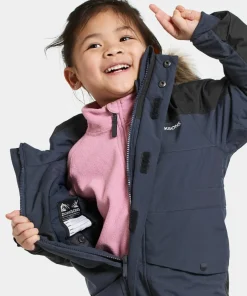 Best Didriksons Kids' Bjärven Coverall 4 Navy