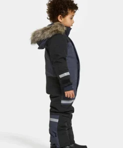 Hot Didriksons Kids' Bjärven Coverall 3 Navy