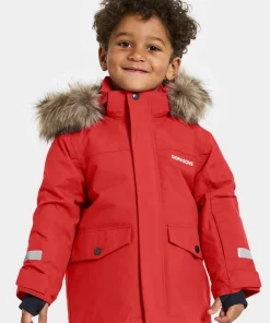 Hot Didriksons Kids' Bjärven Parka 4 Pomme Red