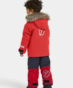 Hot Didriksons Kids' Bjärven Parka 4 Pomme Red