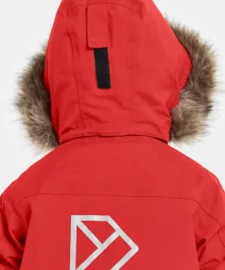 Hot Didriksons Kids' Bjärven Parka 4 Pomme Red