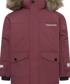 Best Didriksons Kids' Bjärven Parka 4 Anemon Red