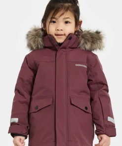 Best Didriksons Kids' Bjärven Parka 4 Anemon Red