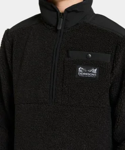 Clearance Didriksons Kids' Exa Half Zip Black
