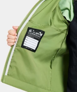 Outlet Didriksons Kids' Hallon Jacket Algae Green