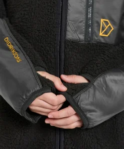 Sale Didriksons Kids' Marmor Full Zip Long Black