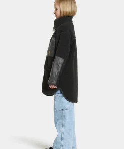 Sale Didriksons Kids' Marmor Full Zip Long Black