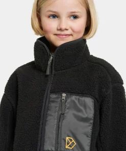 Sale Didriksons Kids' Marmor Full Zip Long Black