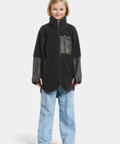Sale Didriksons Kids' Marmor Full Zip Long Black