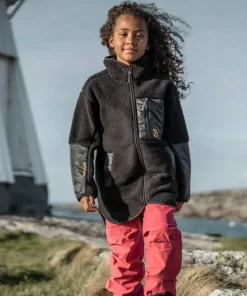 Sale Didriksons Kids' Marmor Full Zip Long Black