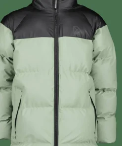 Didriksons Kids' Mega Galon Jacket Light Moss