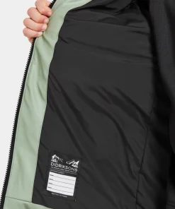 Didriksons Kids' Mega Galon Jacket Light Moss