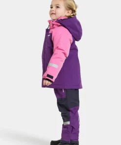 New Didriksons Kids' Neptun Jacket 4 Royal Purple