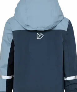 Clearance Didriksons Kids' Pilvi Jacket 2 Blue Fog