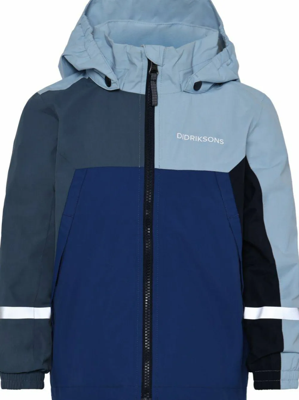 Clearance Didriksons Kids' Pilvi Jacket 2 Blue Fog