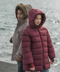 New Didriksons Kids' Scoria Parka Anemon Red