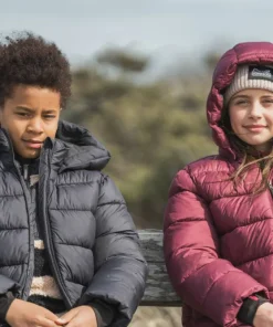 New Didriksons Kids' Scoria Parka Anemon Red