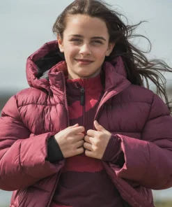 New Didriksons Kids' Scoria Parka Anemon Red